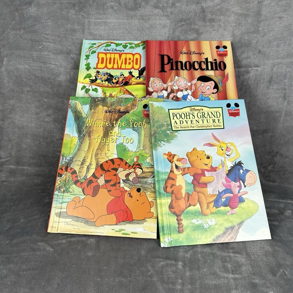 Disney Wonderful World Of Reading Lot Of 4